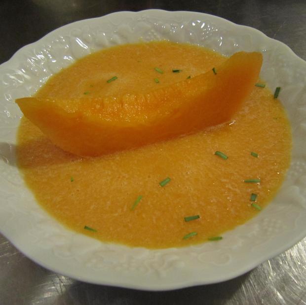 Soupe froide de melon Charentais