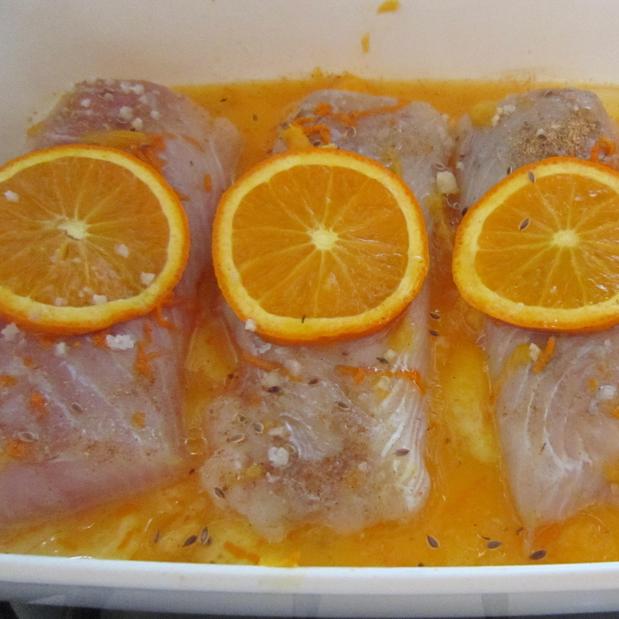 Poisson à l'orange