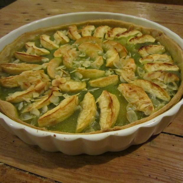 Tarte aux pommes à l'angélique du Marais Poitevin